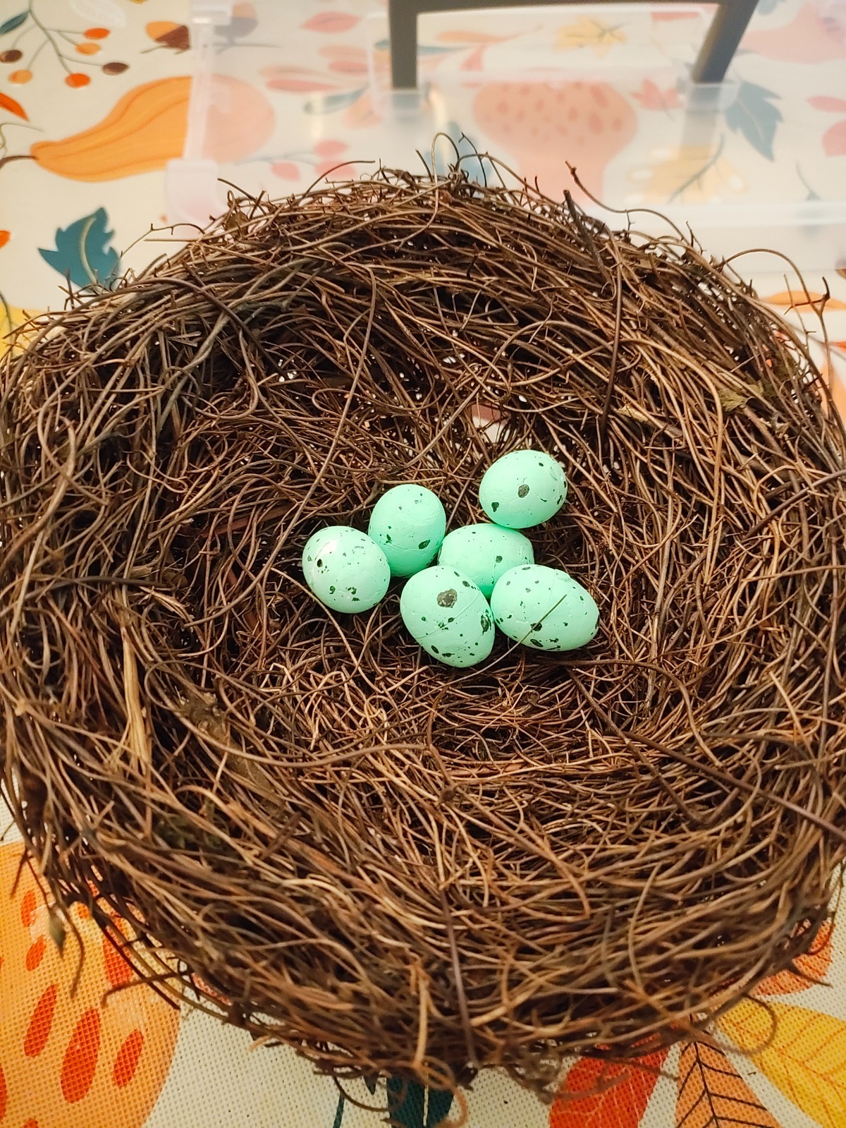 6″ Faux Artificial bird nest