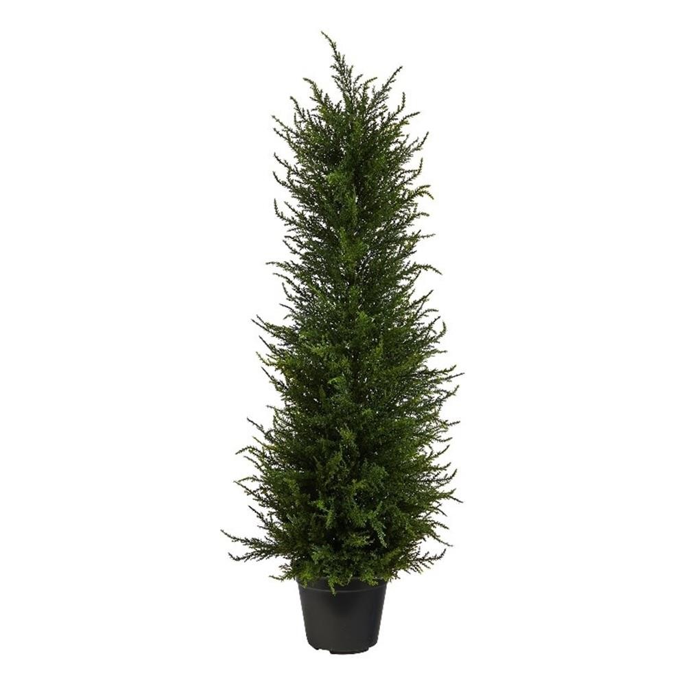 Nearly Natural 2.5ft Cypress Artificial Tree UV Resistant (Indoor/Outdoor)