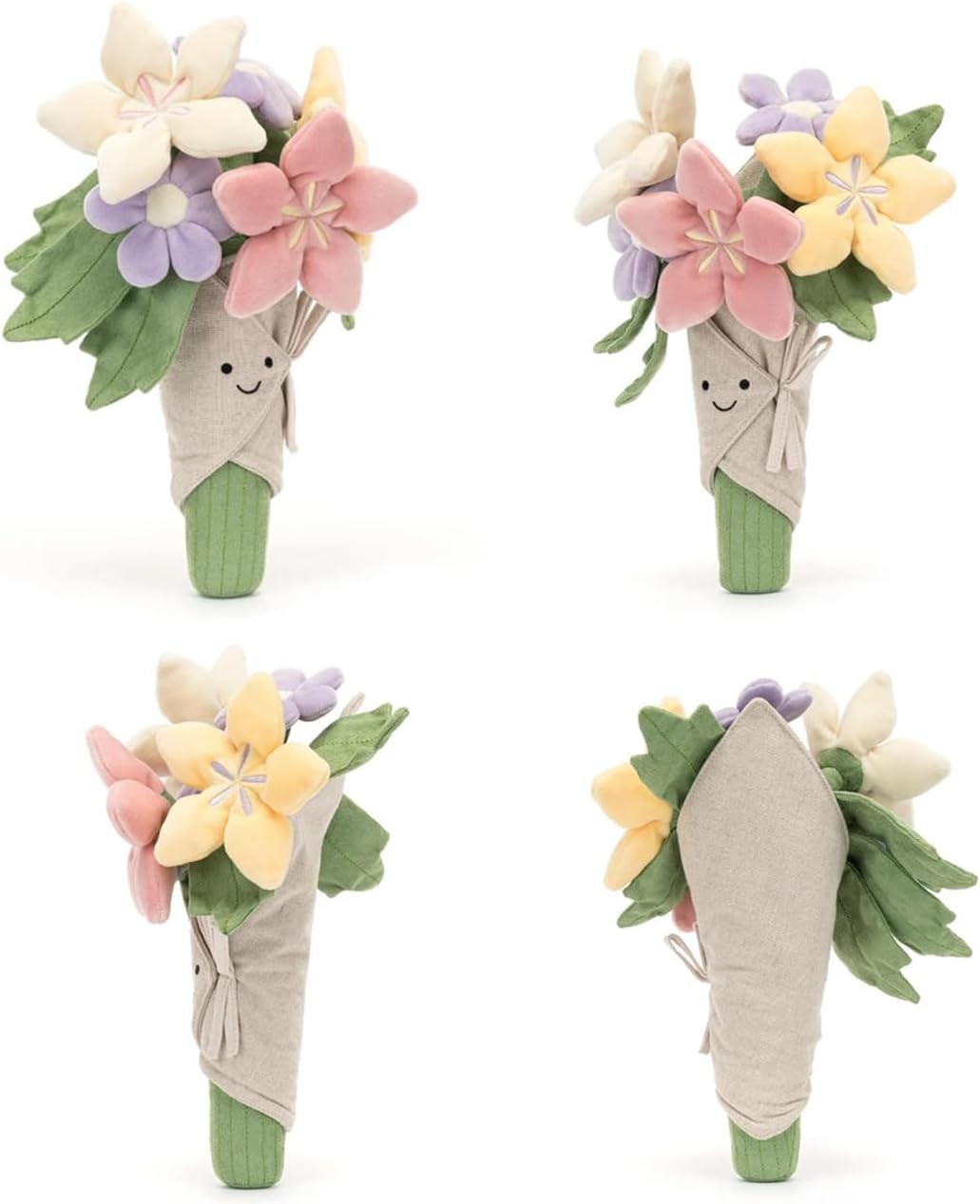 Amuseables Plush Flower Bouquet Soft Toy Stuffed Floral Gift Cute Smile