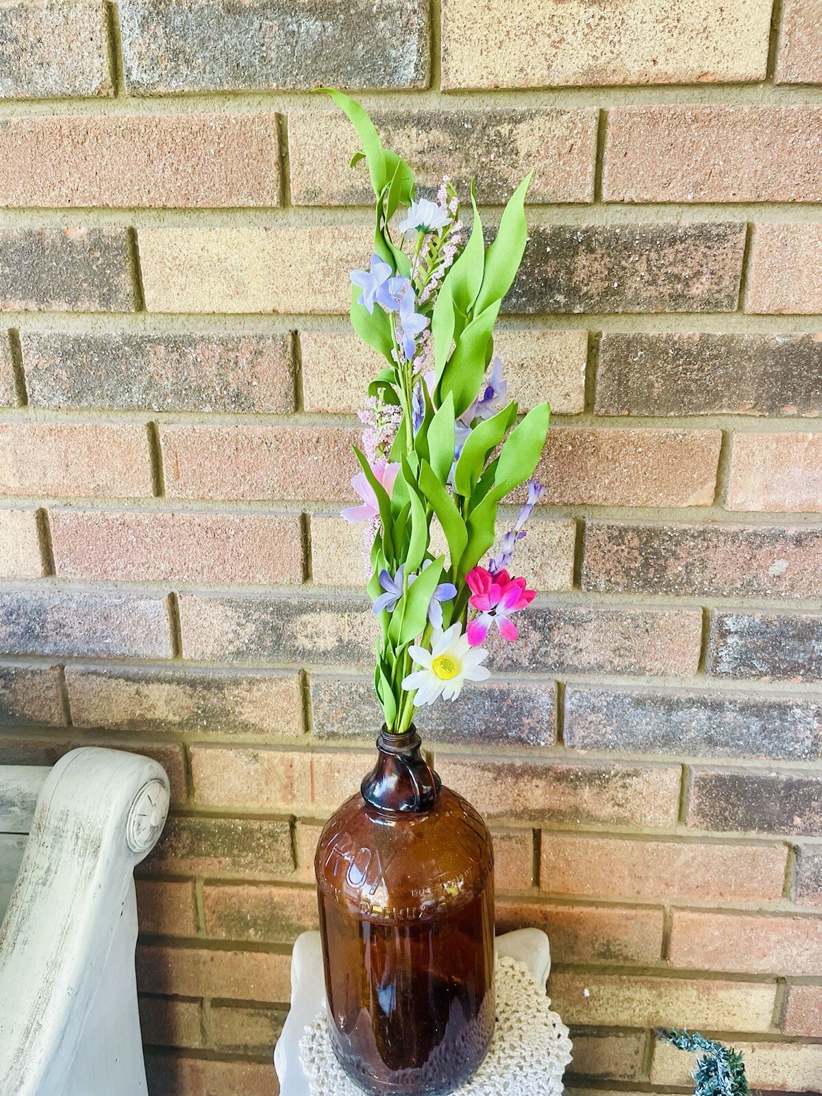 Spring Festival Flower & Herb Spray, 30”