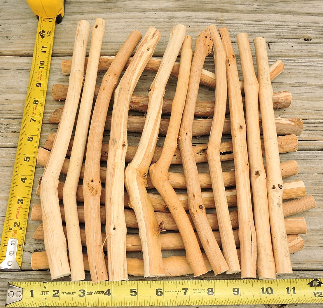 20 Grapevine Wood Stick Section 1/2~5/8″D 11~12″L Driftwood Decor Crafts