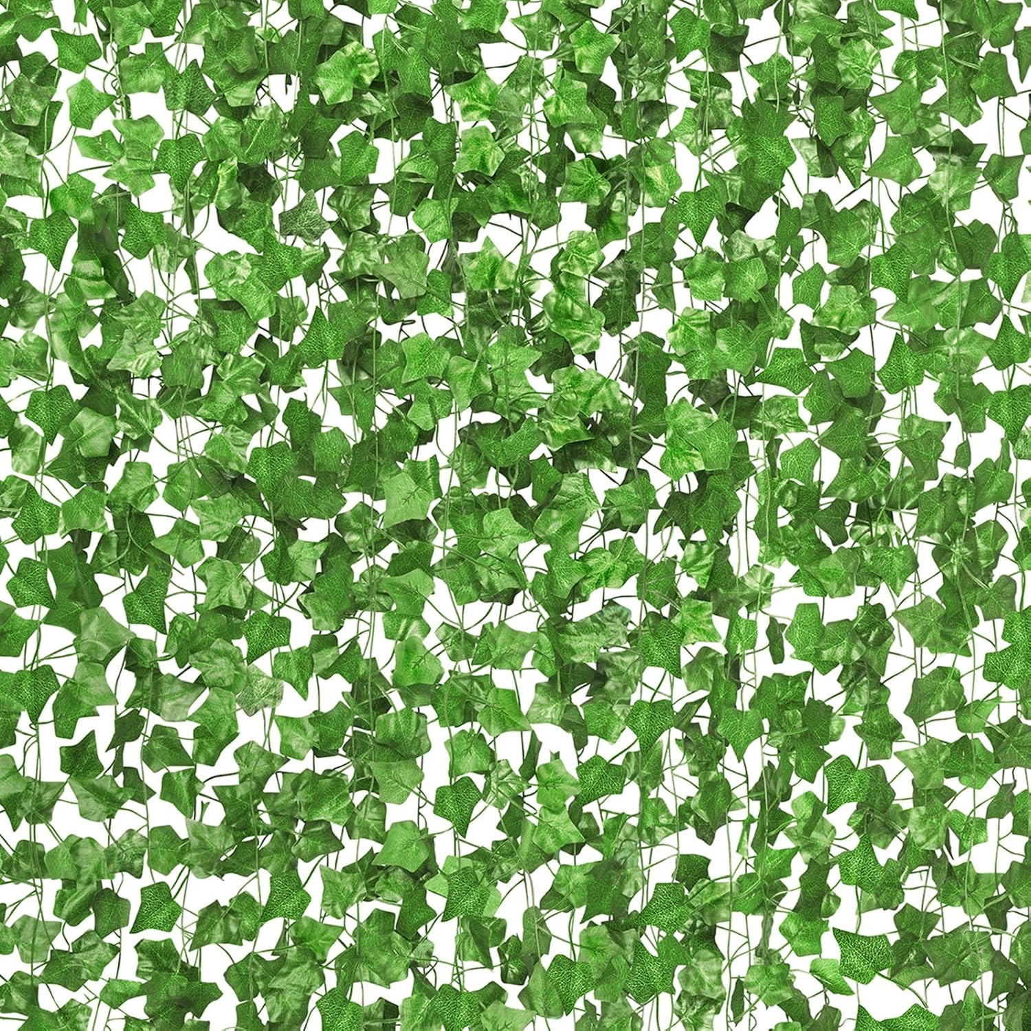 14 Pack 98Ft Artificial Ivy Garland,Ivy Garland Fake Vines UV Resistant Green Le