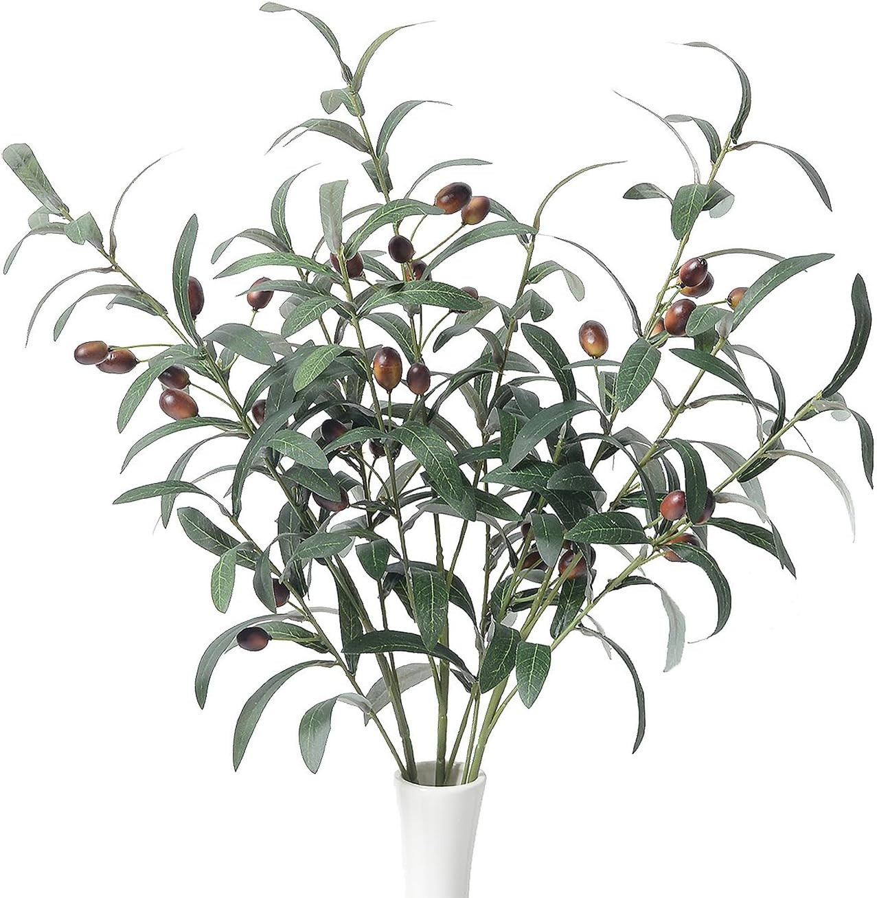 Olive Branches for Vases Artificial Olive Branches Faux Tree Branches Stems for