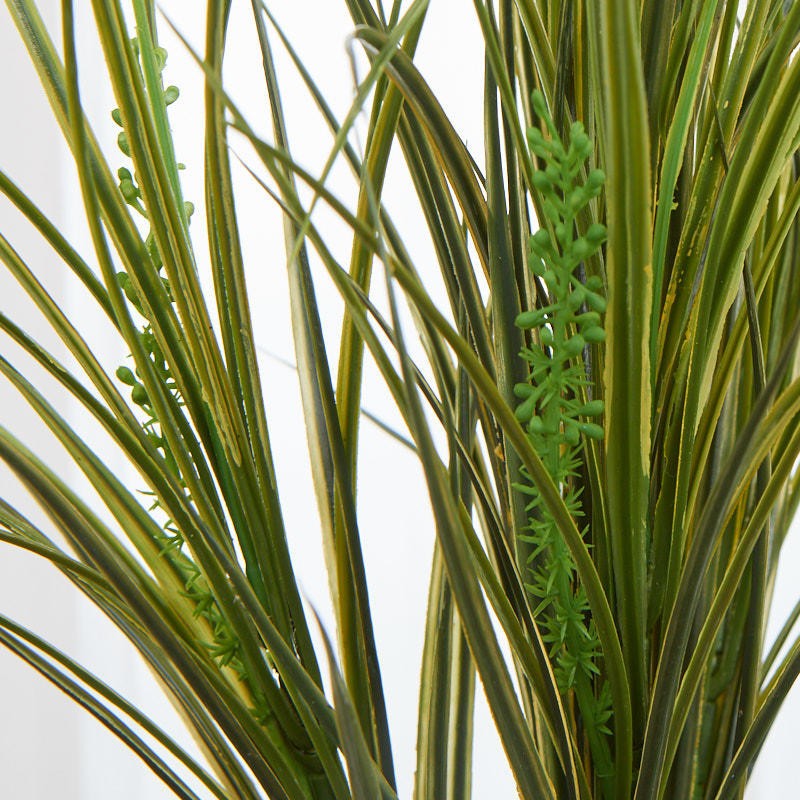 21″ Tall Indoor / Ourdoor Artifical Grass Floral Bush