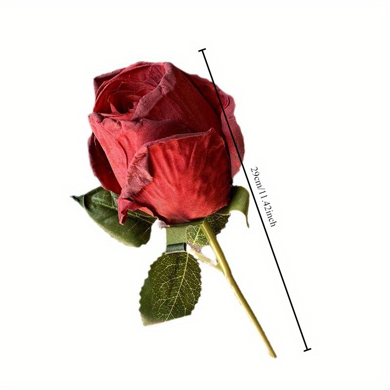 6 Pcs Artificial Rose Bouquet, Bulgarian Preserved Roses Wedding & Home Decor