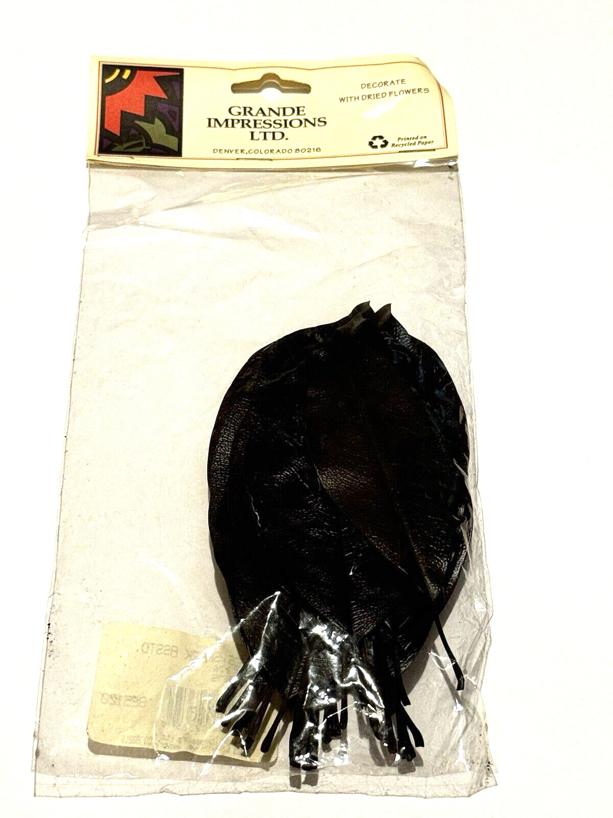 Grand Impressions Dried Florals Leaves Shark 825100 Wedding Craft Decor NEW READ