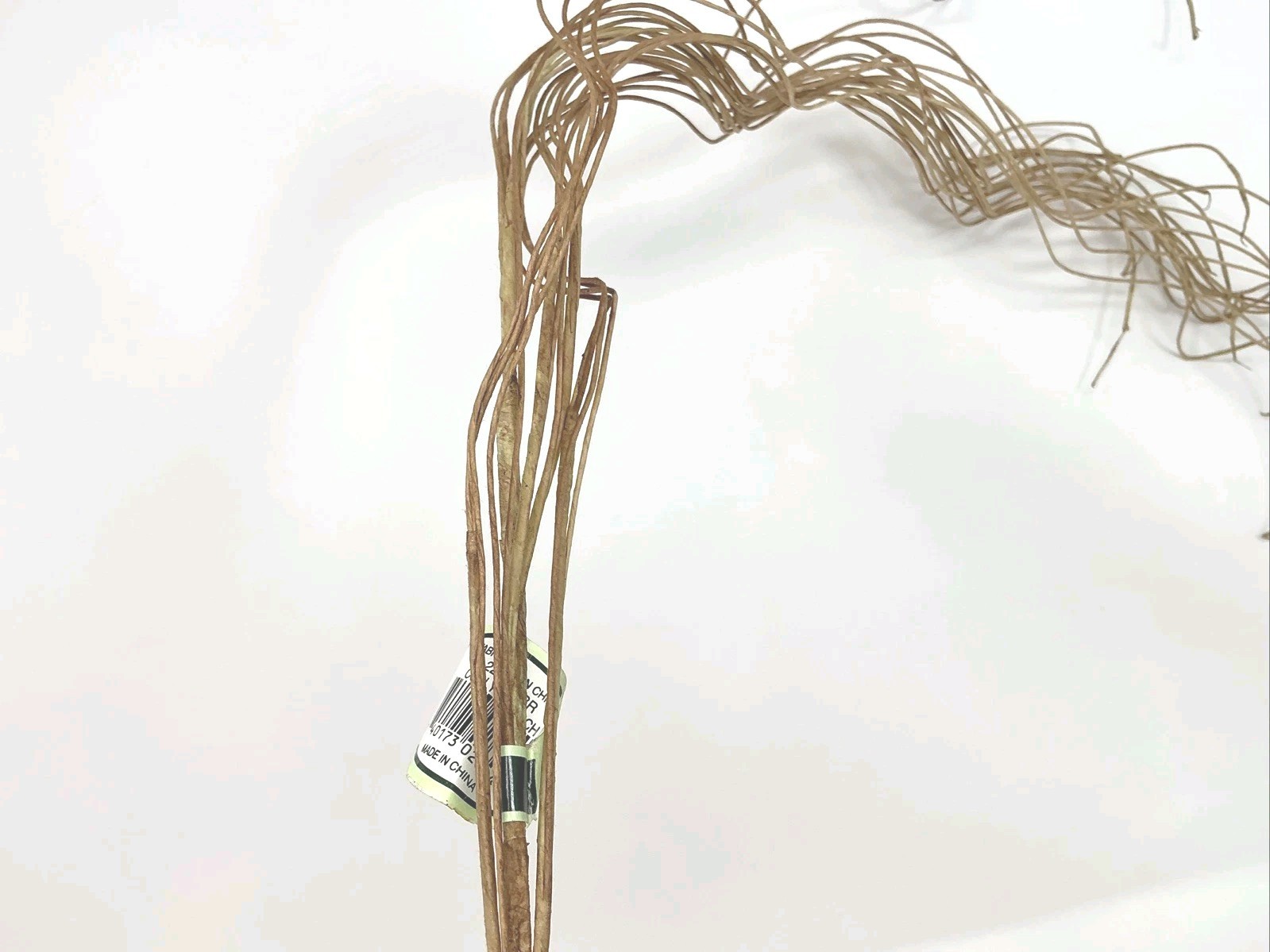 Winward Silks Curly Branch 40” Long Natural Vase Basket Filler 1 Pick NOS