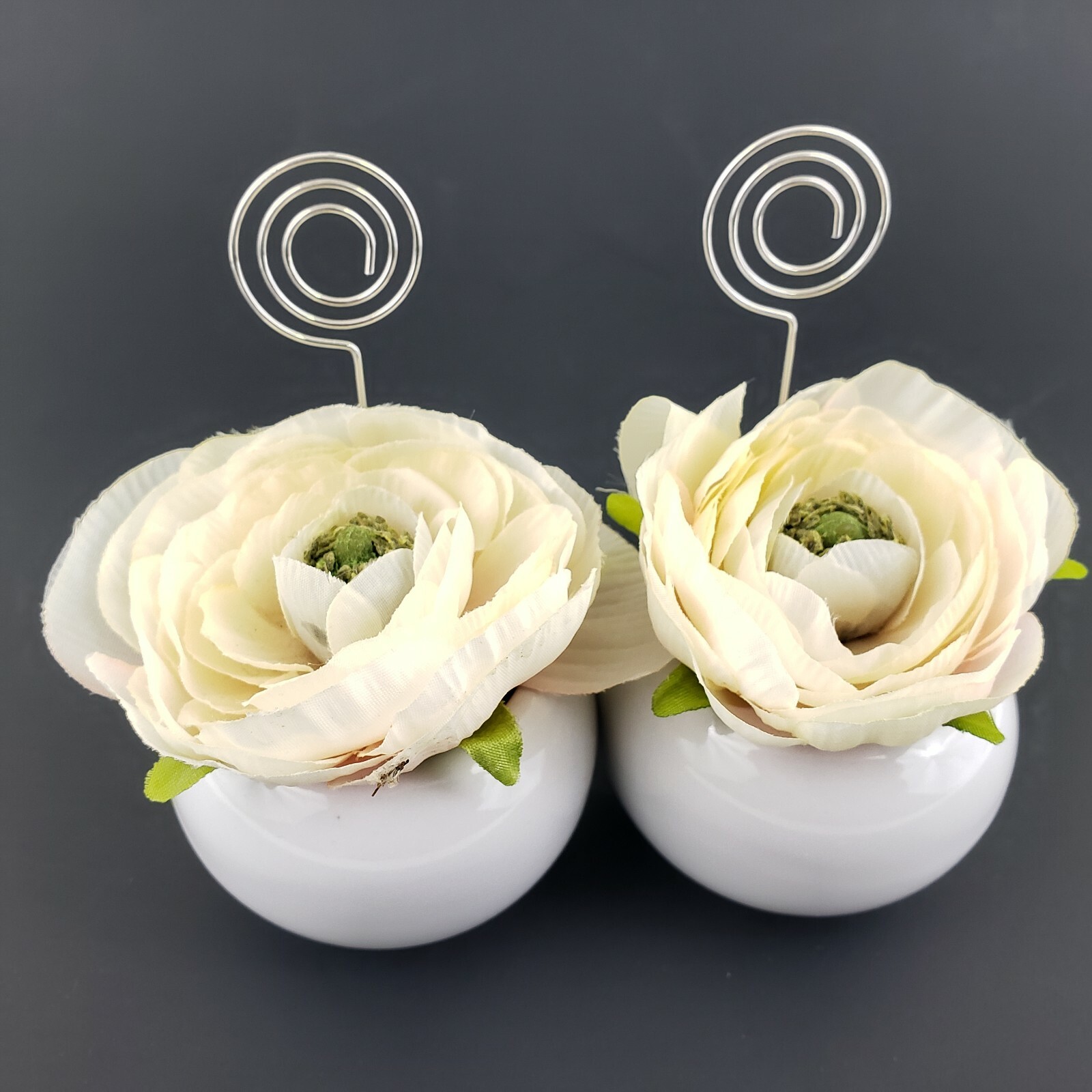 Martha Stewart Collection 2 Artificial Ranunculus Placeholders For Place Cards