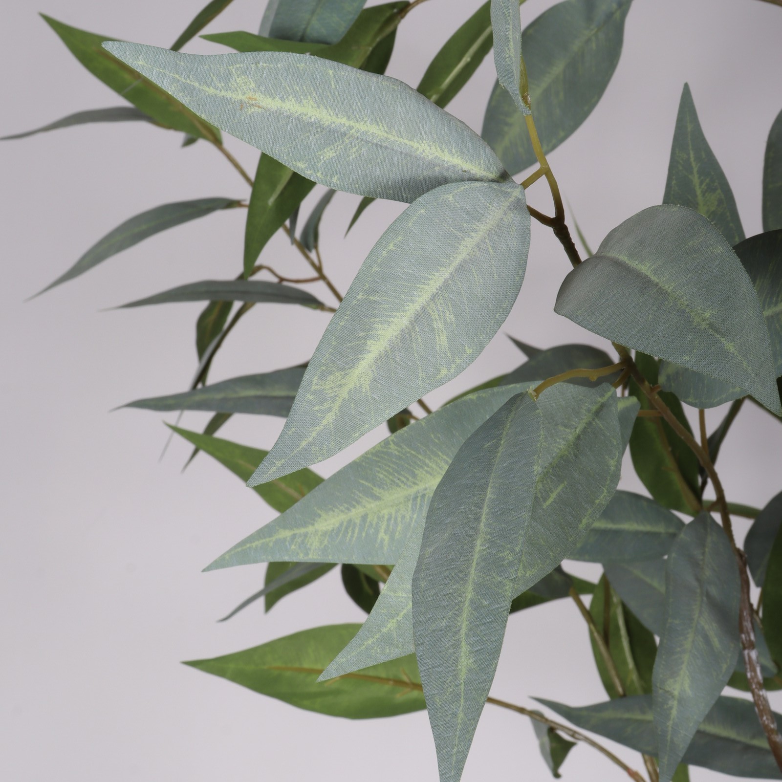 5FT Artificial Eucalyptus Tree with Black Plastic Pot for Home Indoor Decoration