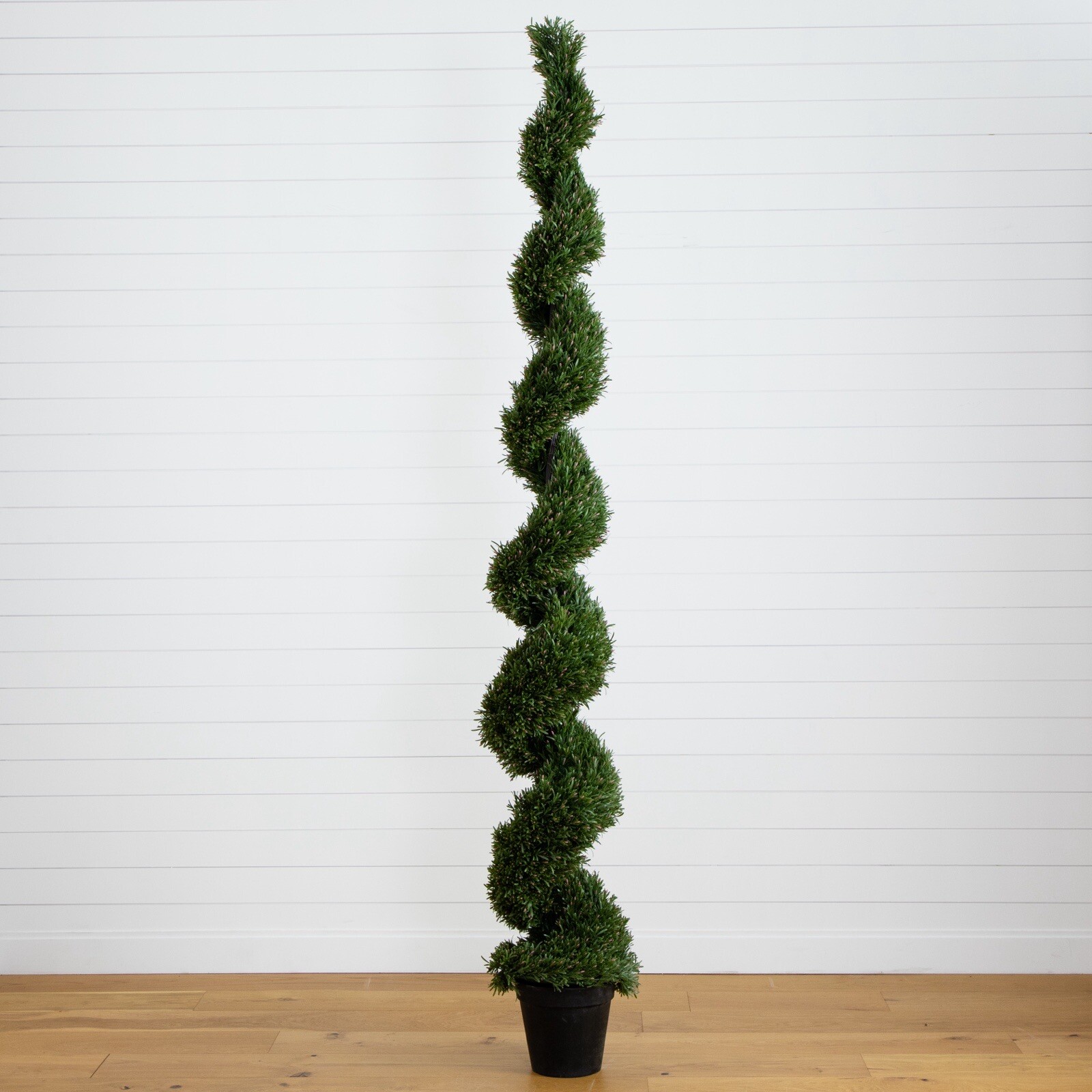 9’ Topiary Rosemary Spiral Artificial Tree UV (Indoor/Outdoor). Retail $649
