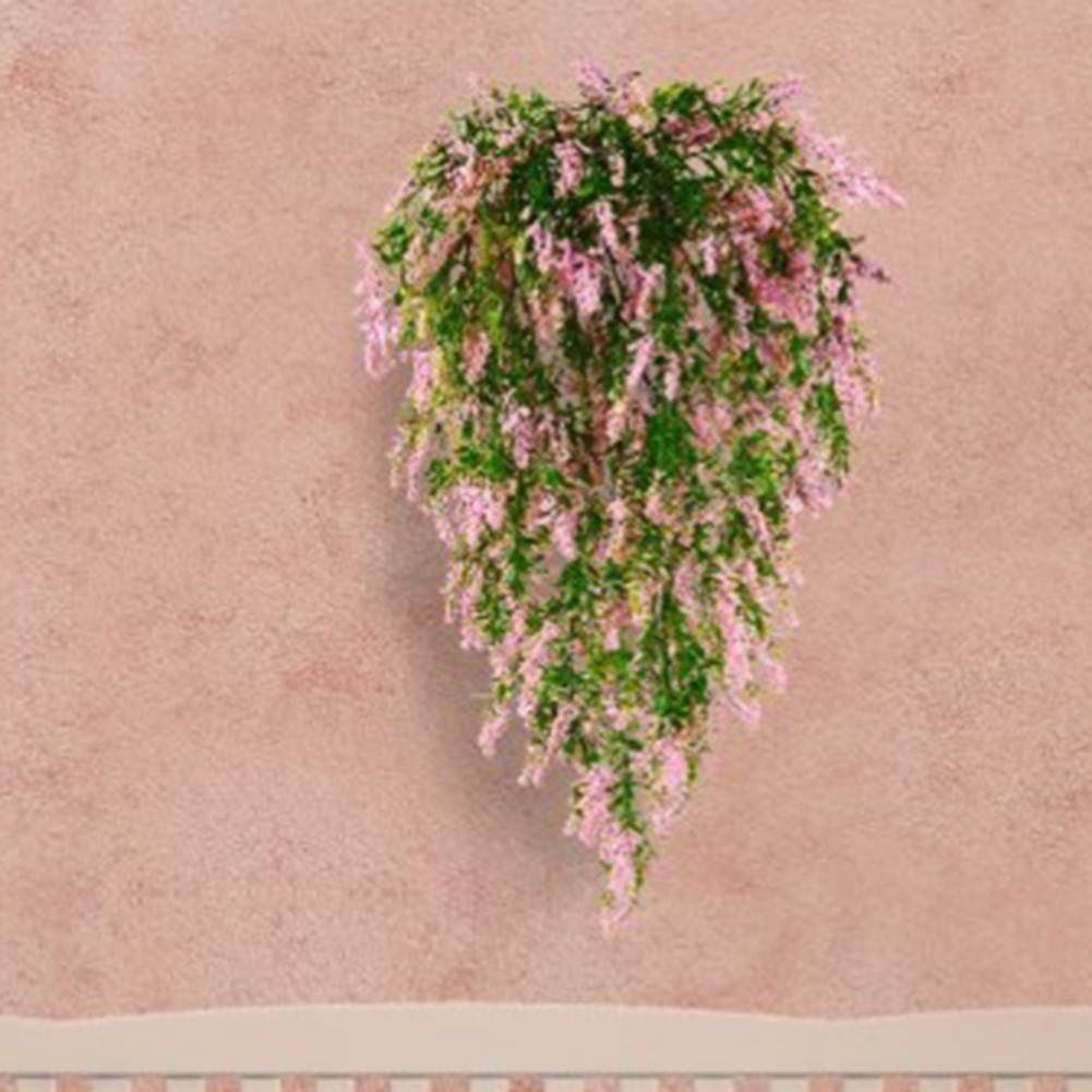 Wisteria Decoration Plastic Flowers Lifelike Appearance Plastic Material