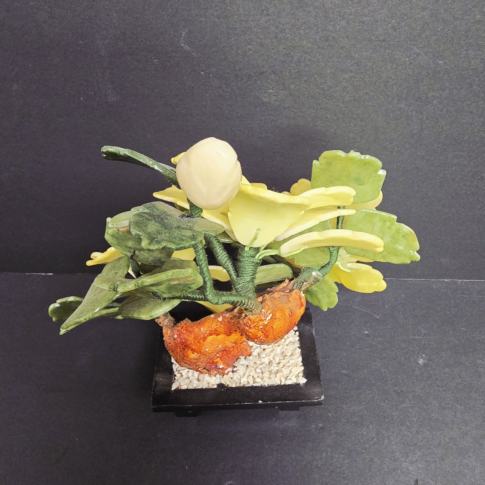 Artificial Bonsai Flowers Artificial Flowers Jade Potted Plant Peony Flower…