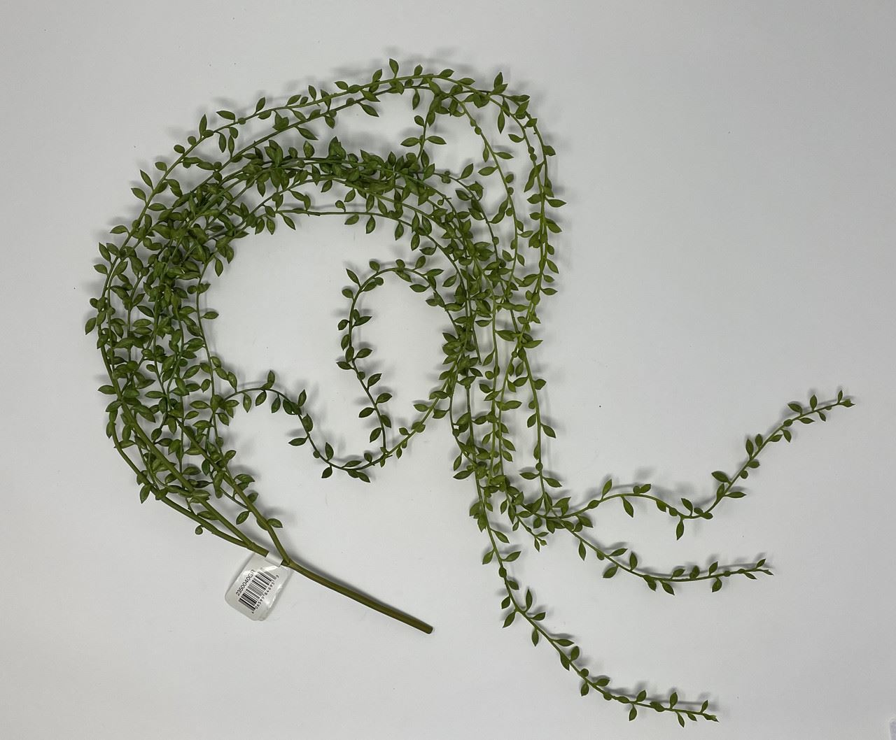 (1) Artificial 33 inch Thin Hanging BUTTON SEED Leaf Bush, Plastic, HOME DECOR