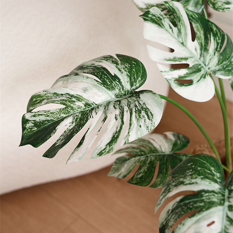 70-88cm Artificial Plant Plastic Palm Tree Leaves Office Hotel Home Garden Decor