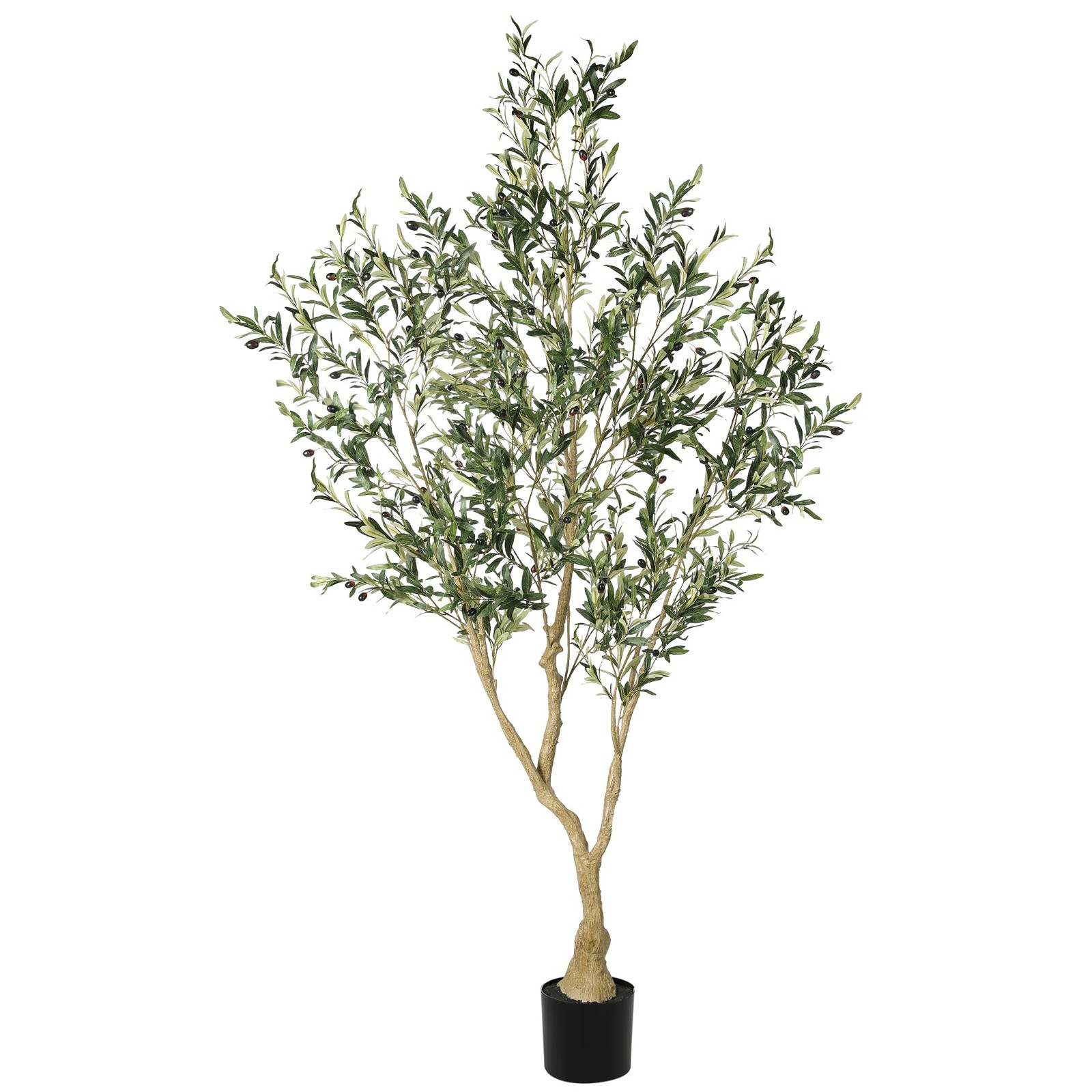 7ft Artificial Olive Tree Faux Large Plant Living Room Office Home Decor Fake