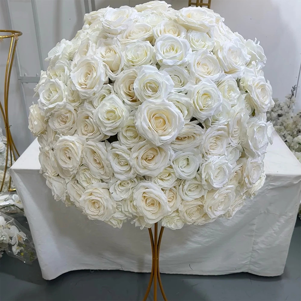 80/70/60/50/30Cm Artificial Pink Large Flower Ball, Table Centerpiece for Weddin