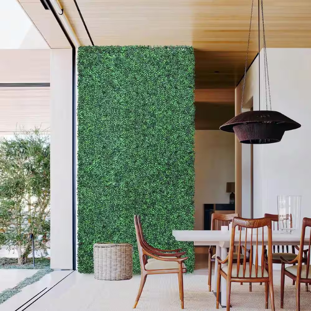 12 Pcs 20X20X1.6 Inch Artificial Boxwood Hedge Panels Faux Grass Wall Backdrop U
