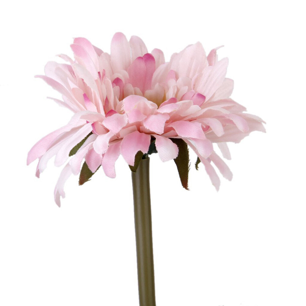 5pcs Artificial Gerbera Daisy Flower for Wedding Home Decoration (Pink)
