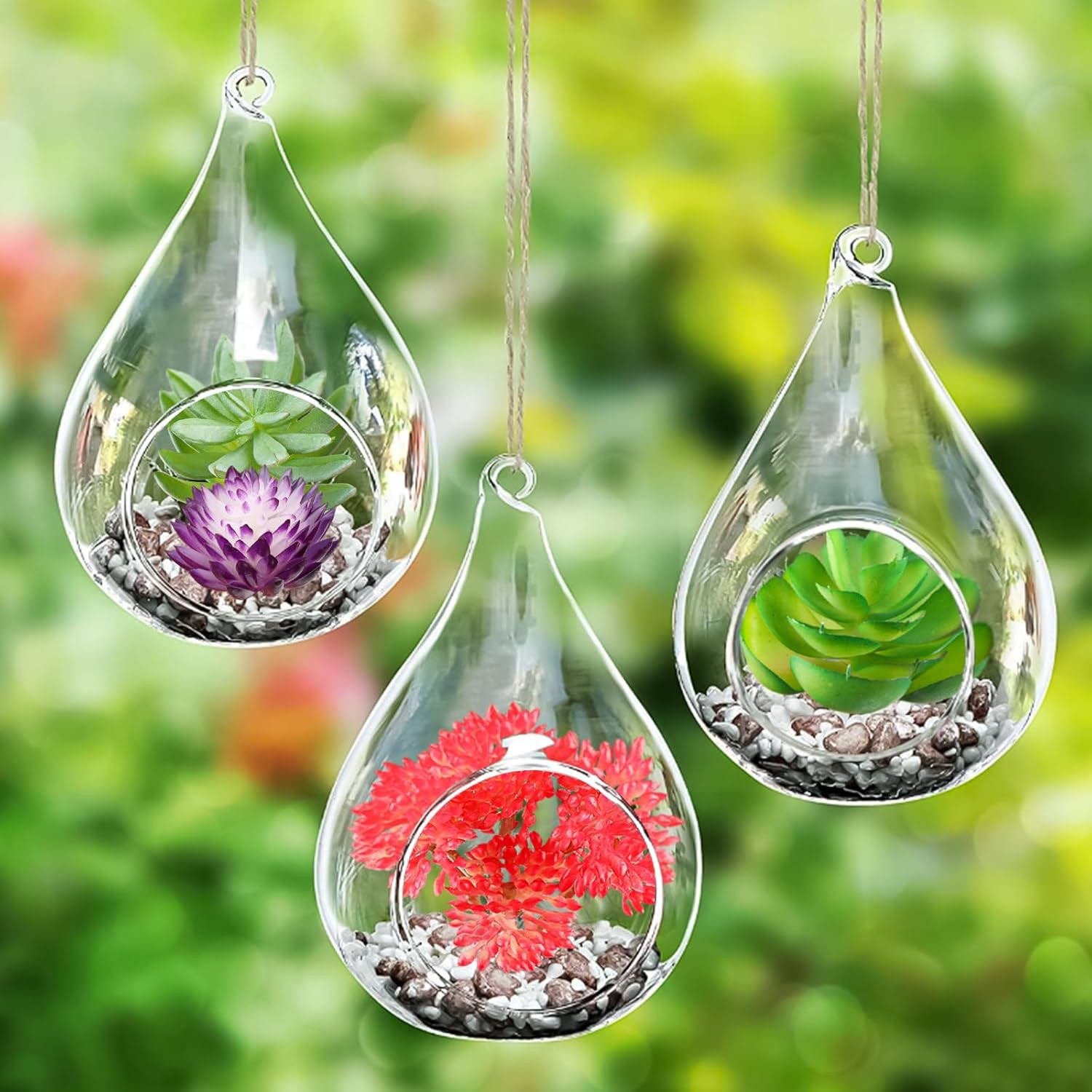 Artificial Succulent Plants, 6Pcs Mini Fake Succulents Plants for DIY