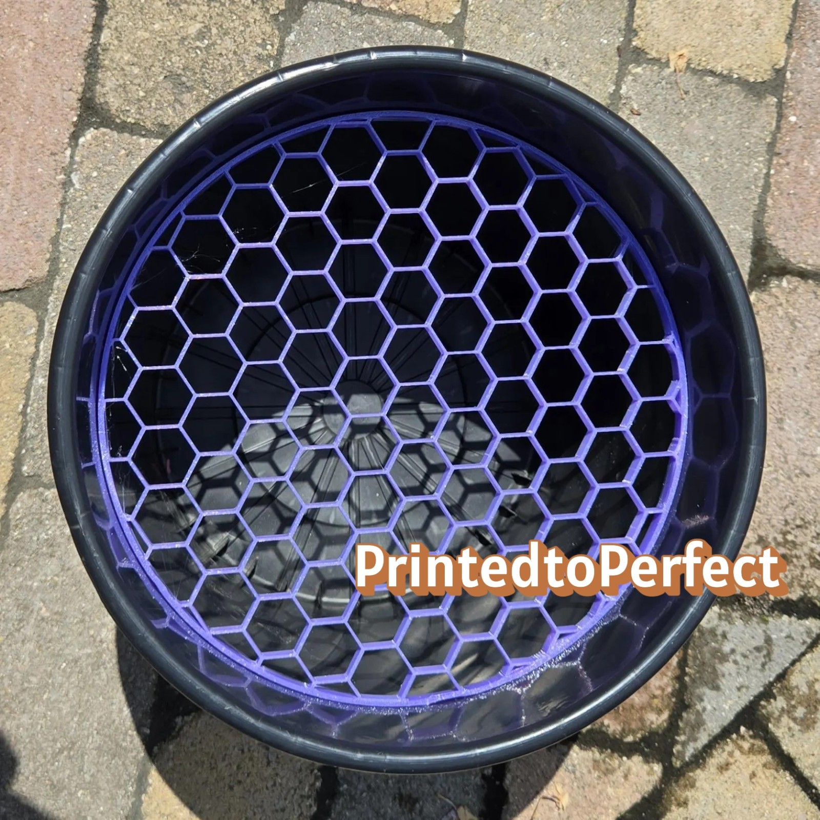 flower bucket grid for harvesting and transporting