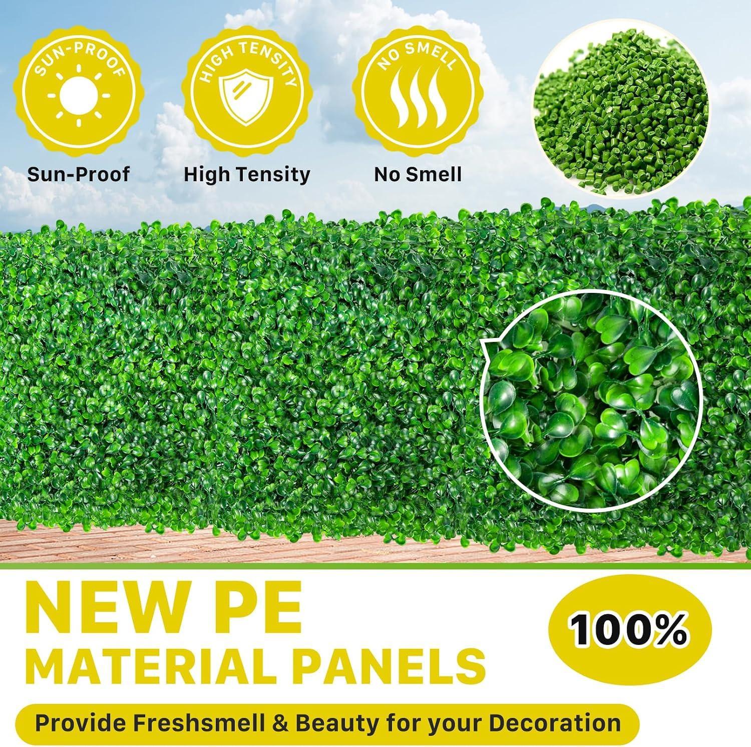 12 PCS Grass Wall Panels,10 X 10 Inch Grass Wall Panels,Artificial Boxwood Panel