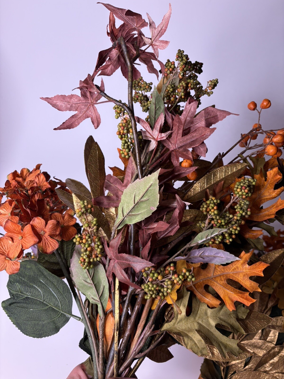 Michaels 2 Fall Arrangements -Enhance Your Autumn Decor w/ Var Artificial Plants
