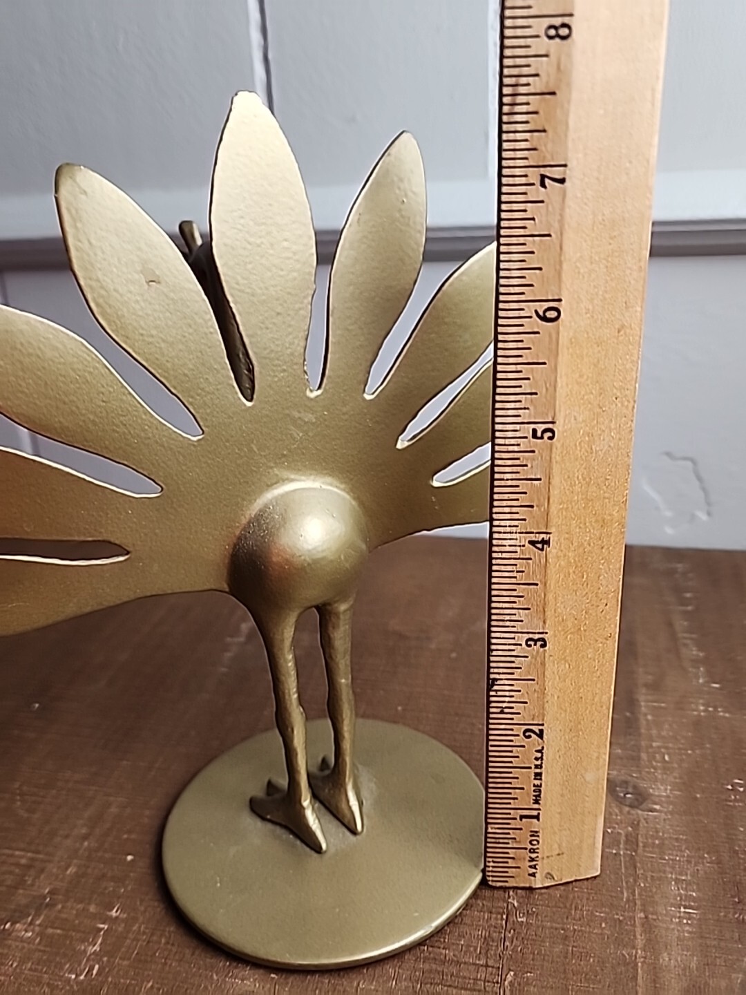IKEA Markniva Decorative Brass Like Peacocks Figurine Gold