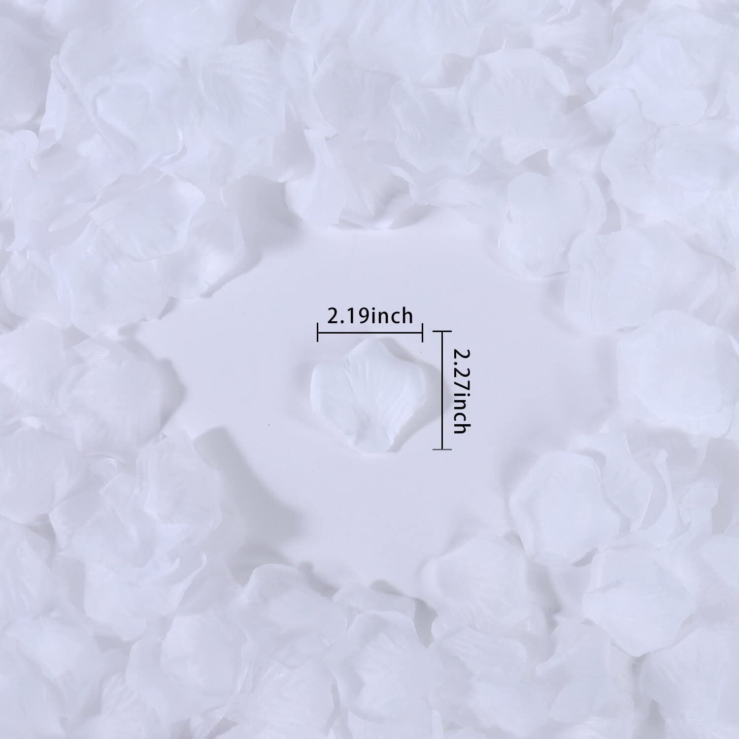 0.9 Pound White Rose Petals,5000 Pcs Faux White Flower Petals for Weddings,Ar…