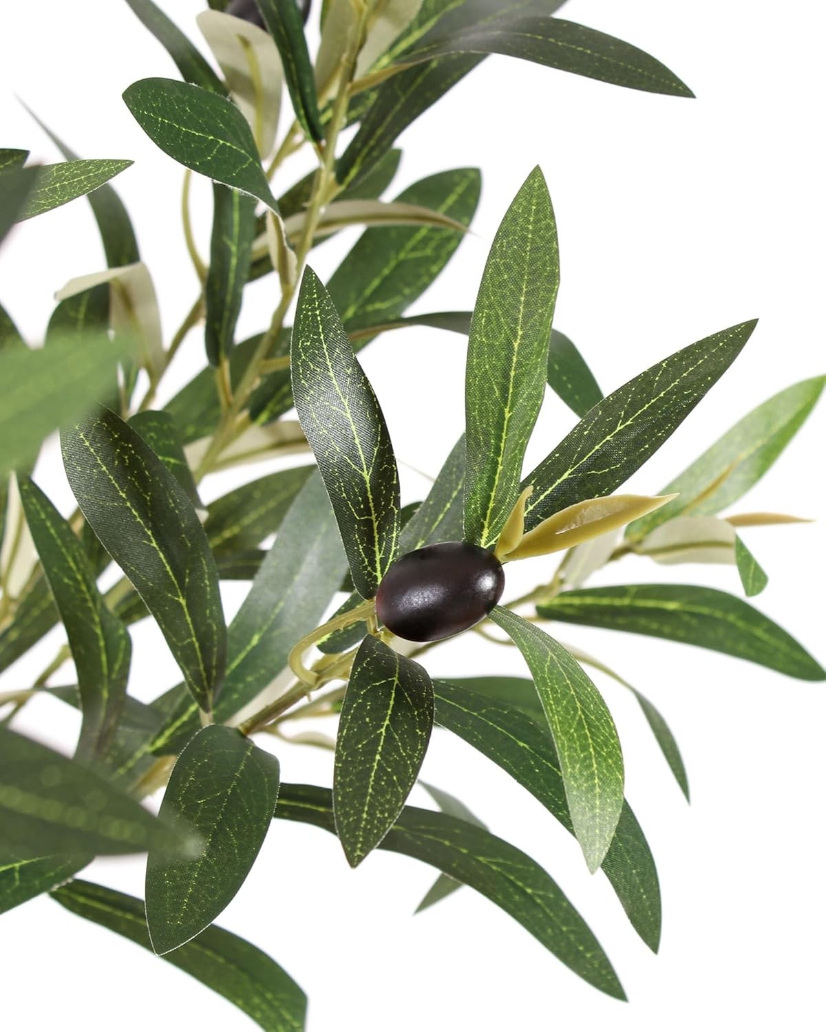 7FT Olive Trees Artificial Indoor, Tall Faux Olive Tree 7FT (84in) with Natural