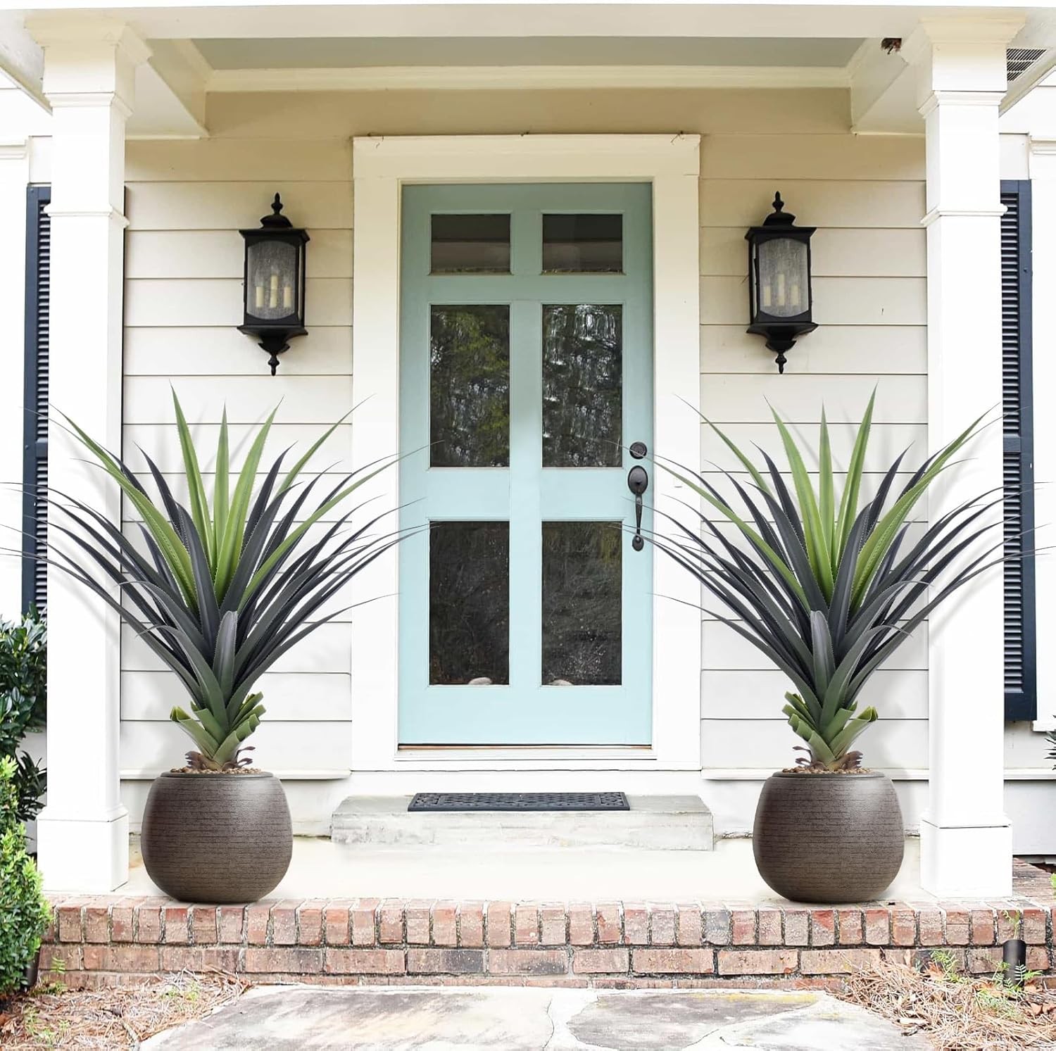 4ft Artificial Spiked Agave Plant 48inch Faux Agave Plants Indoor Realistic