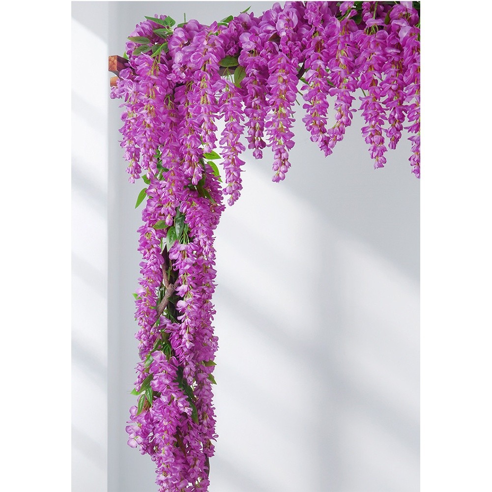 Artificial Wisteria Garland for Door Frame Wall Hanging Fireplace Mantel Decor