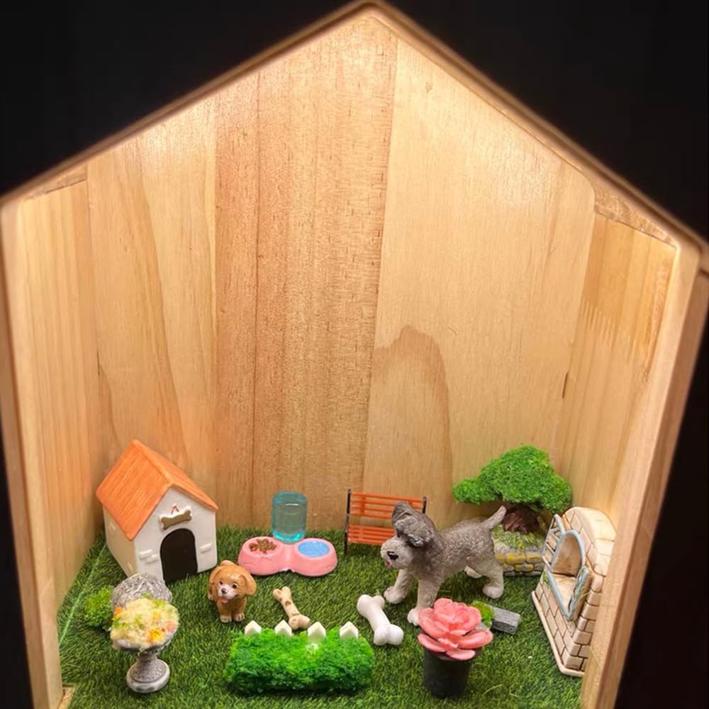6×6 Inches Artificial Grass for Miniature Crafts Decorations Miniature