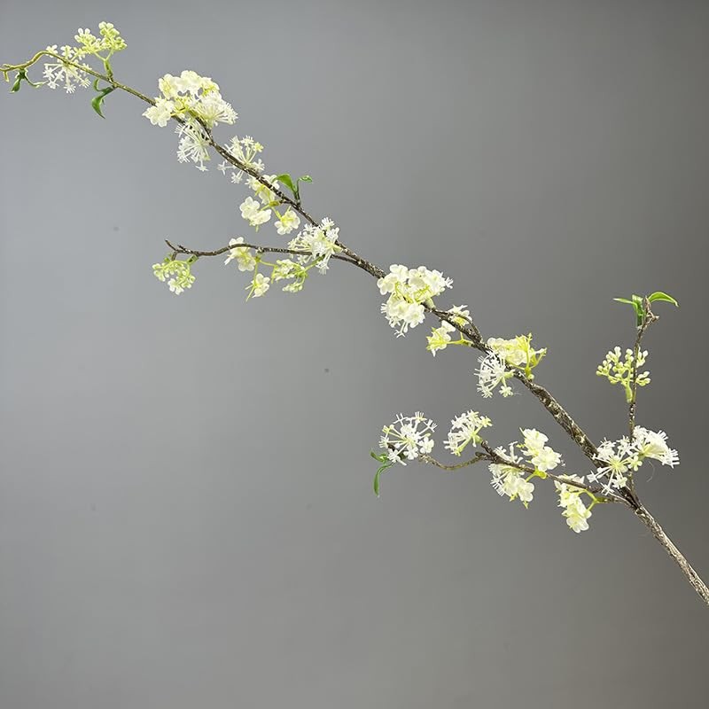 Artificial Eucalyptus Stems and Snow Willow Branches Set,Long Stem Artificial…