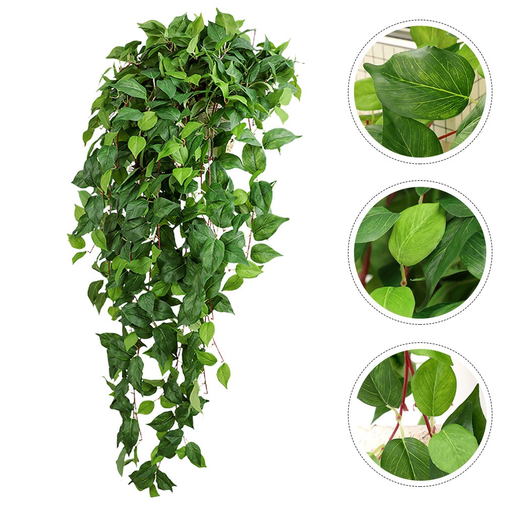 Simulation Rattan Silk Cloth Wall Hanging Plant Decoration 120 cm Wedding