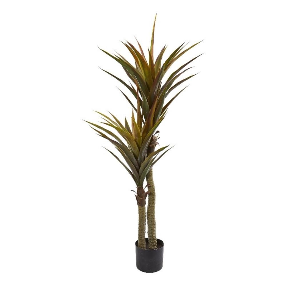Nearly Natural 56″ Yucca Artificial Tree in Green