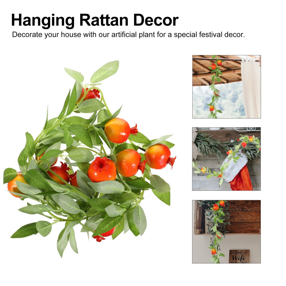 1Pcs Reusable Artificial Silk Stone Vine Suitable for Shelf and Door Decor
