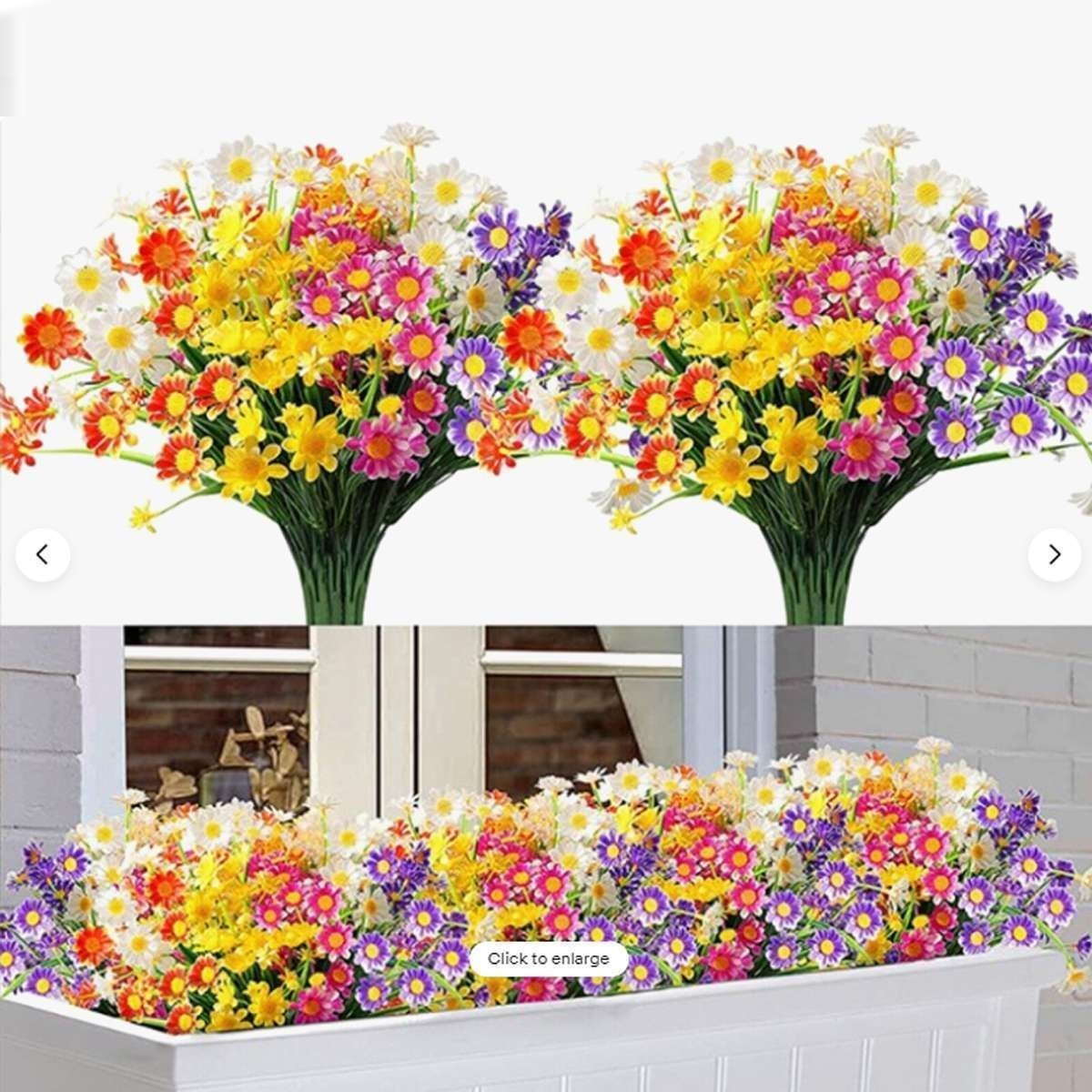 1/2/5/10Pack Artificial Flowers Plastic Plants Wedding Home Garden Decor Indoor