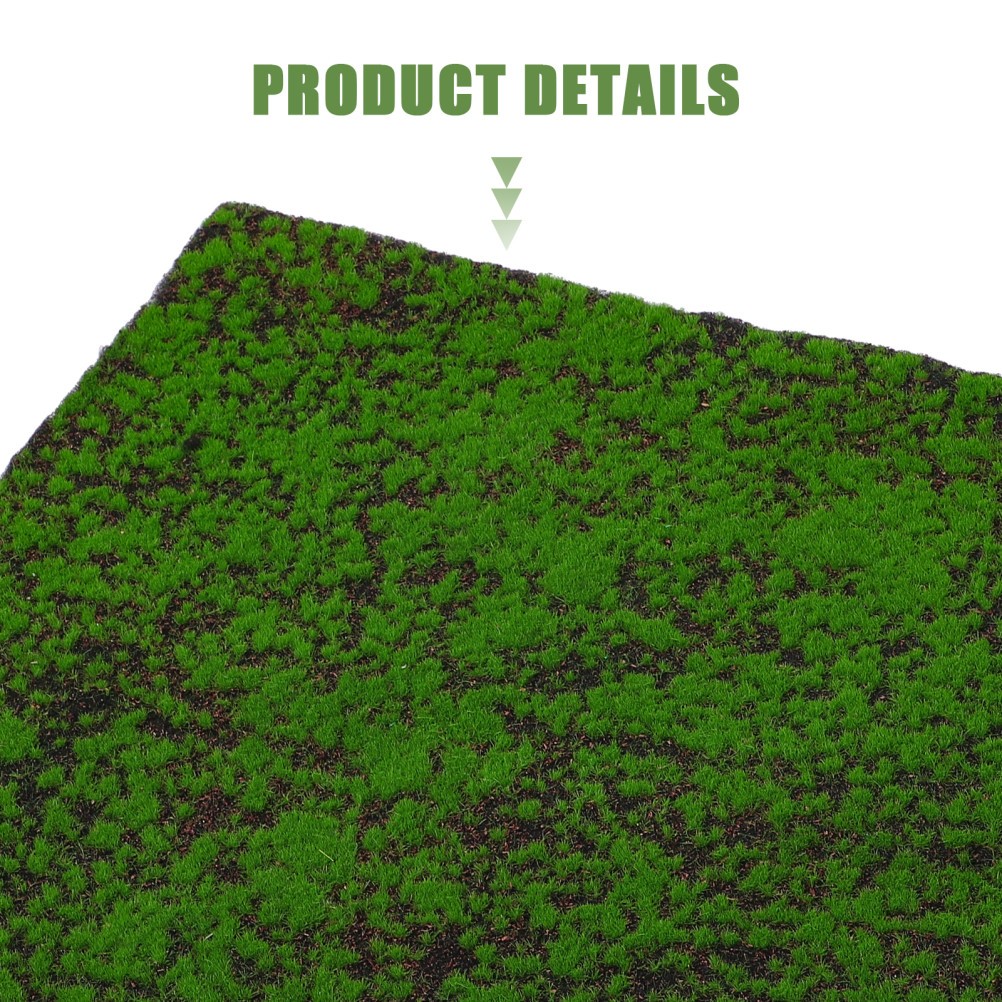 Simulation Moss Mat Green Artificial Grass Panel for Micro Landscape Decoration