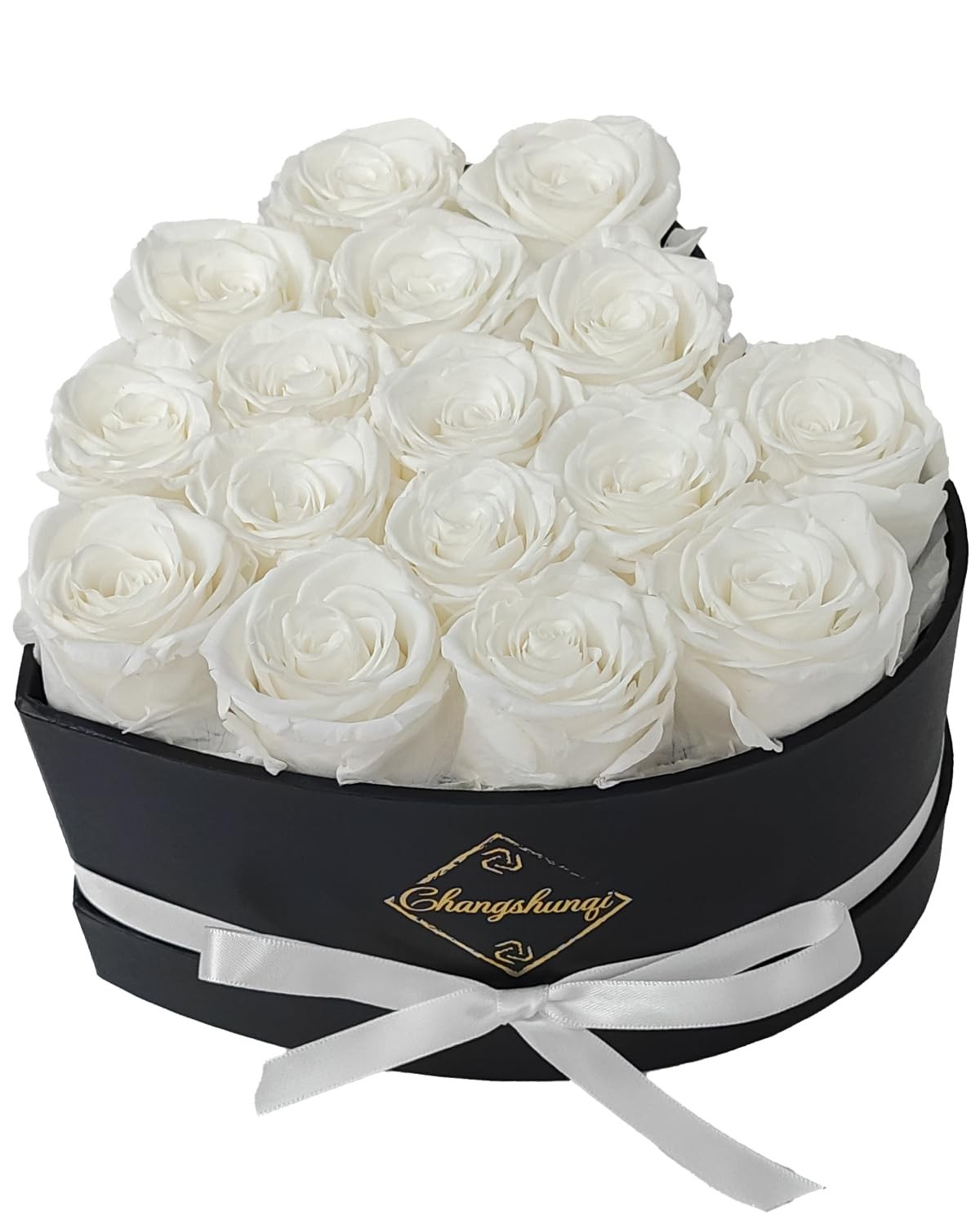 16 Flowers Forever Preserved Roses in Box, Preserved Flowers Womens Birthday …