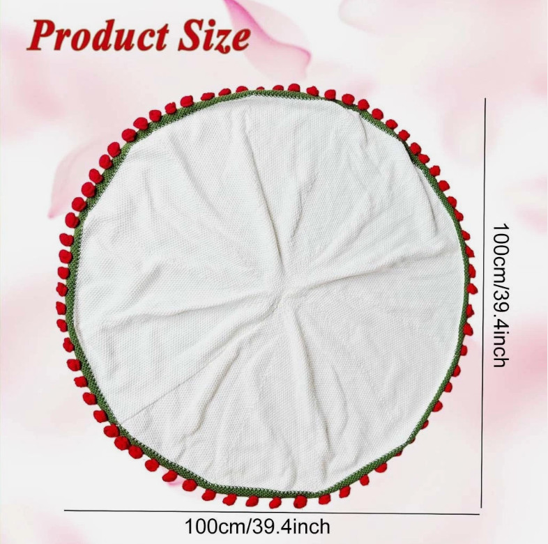 Bouquet ,DIY Handmade Crochet Rose Blanket,Knitted Throw Blankets