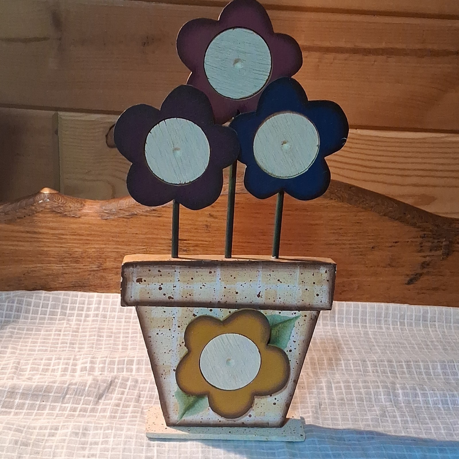 Vintage Rustic Wooden Whimsical Spring Decor