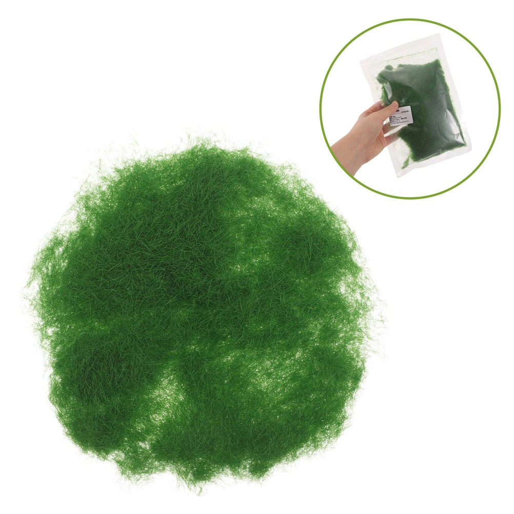 1 Pack Reusable Nylon Faux Moss for Fairy Garden Miniature Model Green Decor