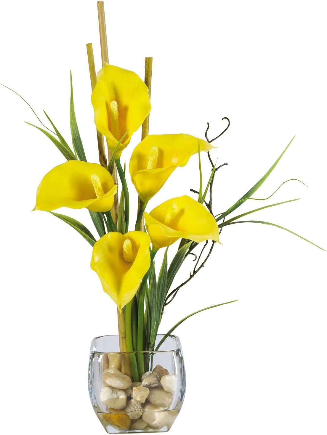 Calla Lily Liquid Illusion Silk Flower Arrangement