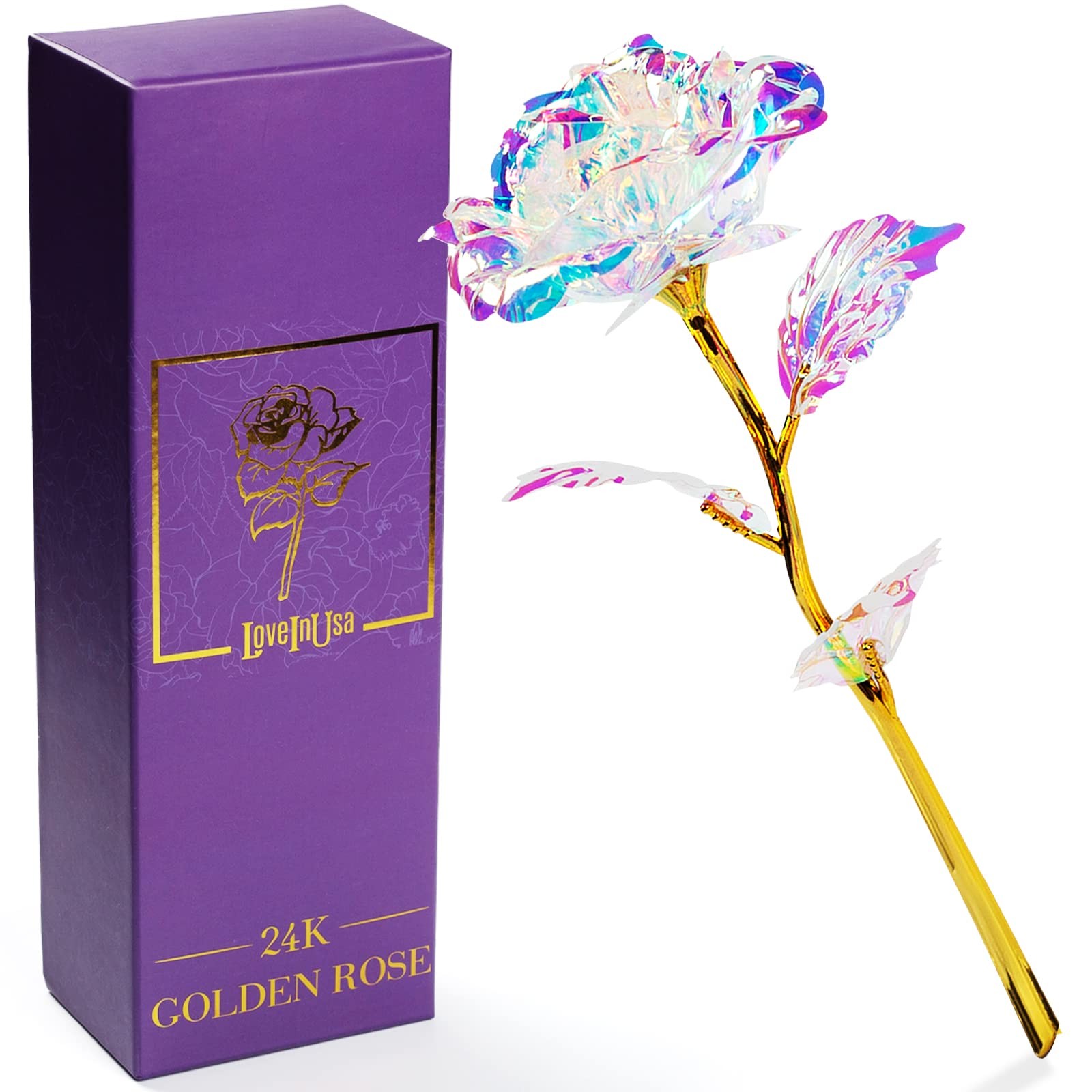 Artificial Galaxy Rose Flower For Girl Friend Mom Daughter – Birthday, Mother’s