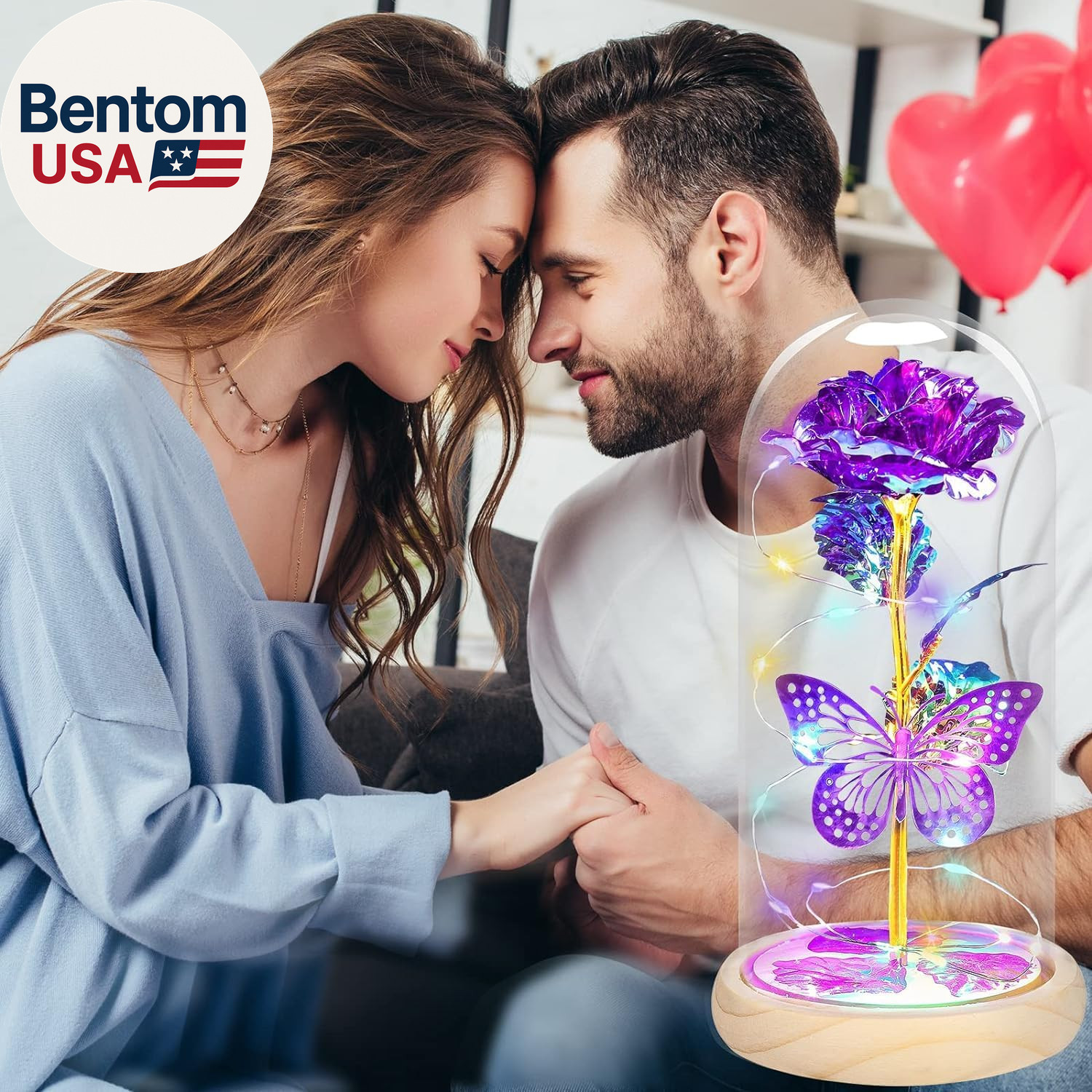 Gifts for Women Christmas Rose Gifts Flowers for Women,Birthday Gifts for Women,