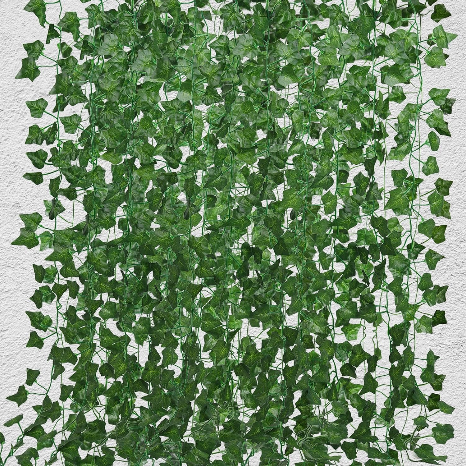 Ivy Fake Vines for Room Decor 12 Pack 86 FT Artificial Plant with 100 LED String