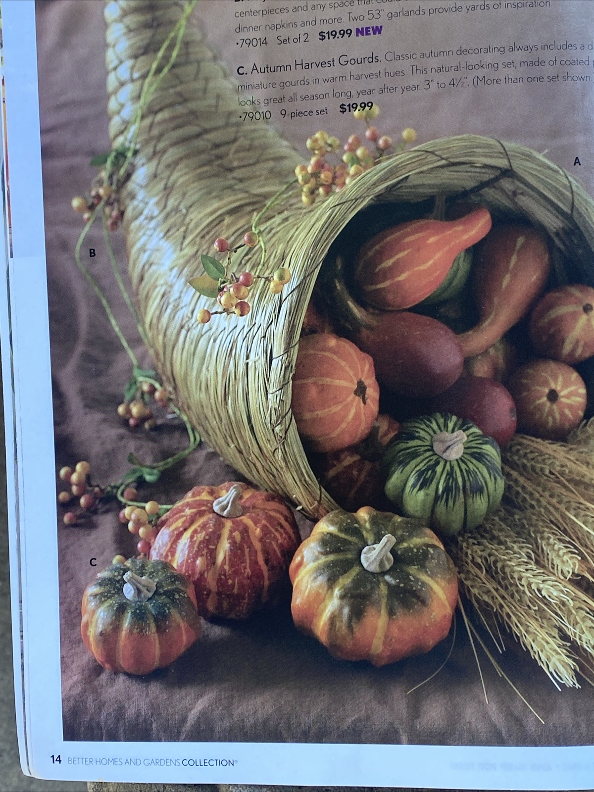 Better Homes Gardens / Home Interiors – Bayberry Garland #79014 Two 53″ Long pcs