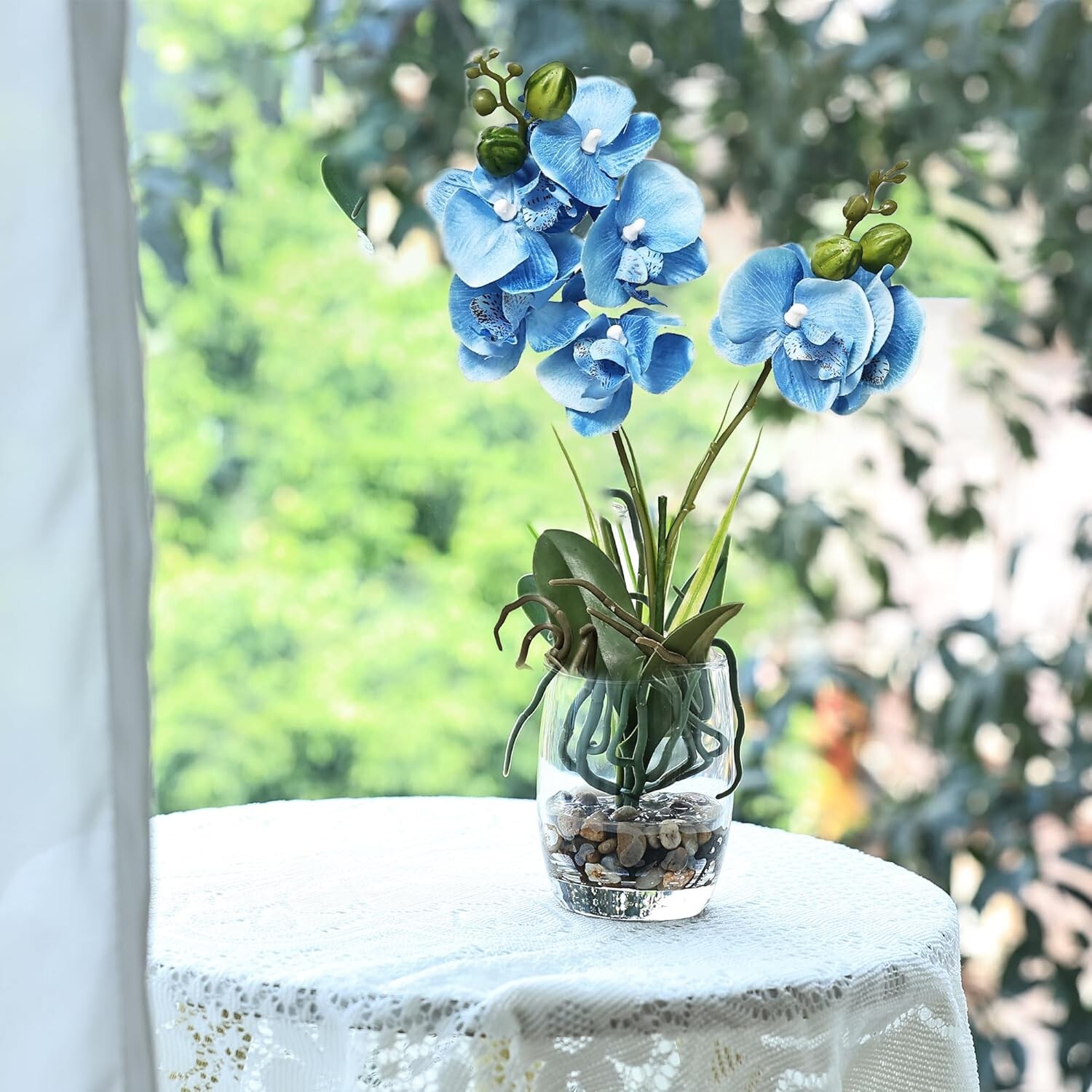 arreglos de flores artificiales orquideas mesa decoraciones para sala hogar NUEV