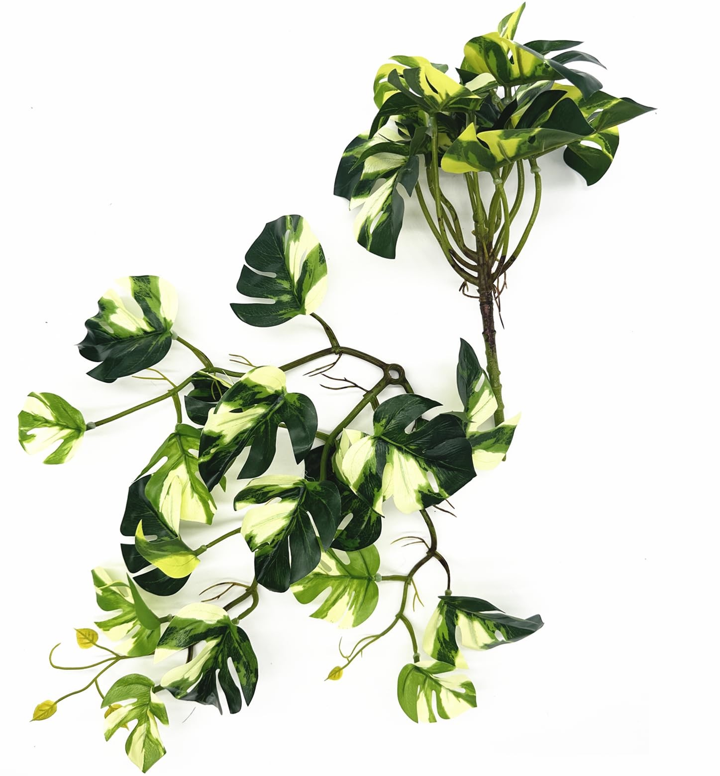 Fake Plants Hanging Small Faux Potted Ivy Vine Artificial Monstera Mini Faux …
