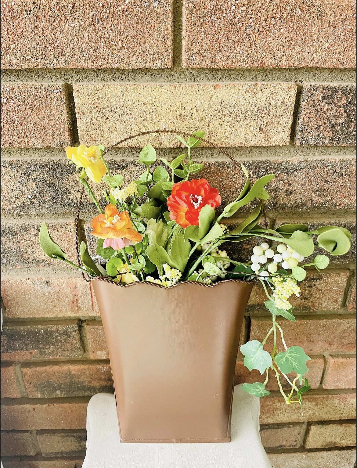 Mixed Tea Rose Bush Floral Bouquet